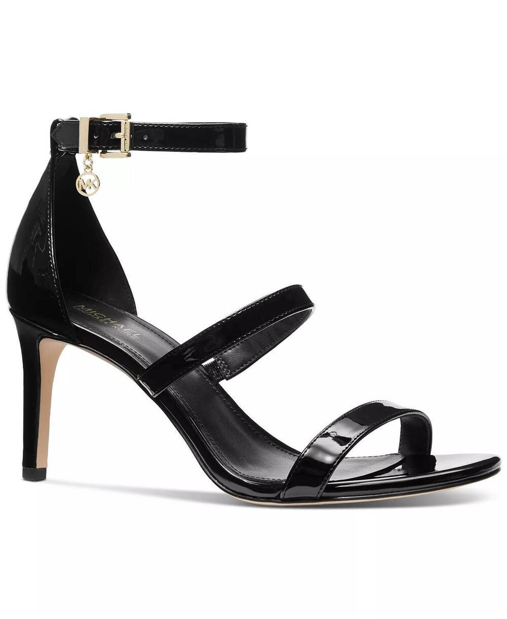 NEW MICHAEL KORS women's koda strappy dress sandals in black